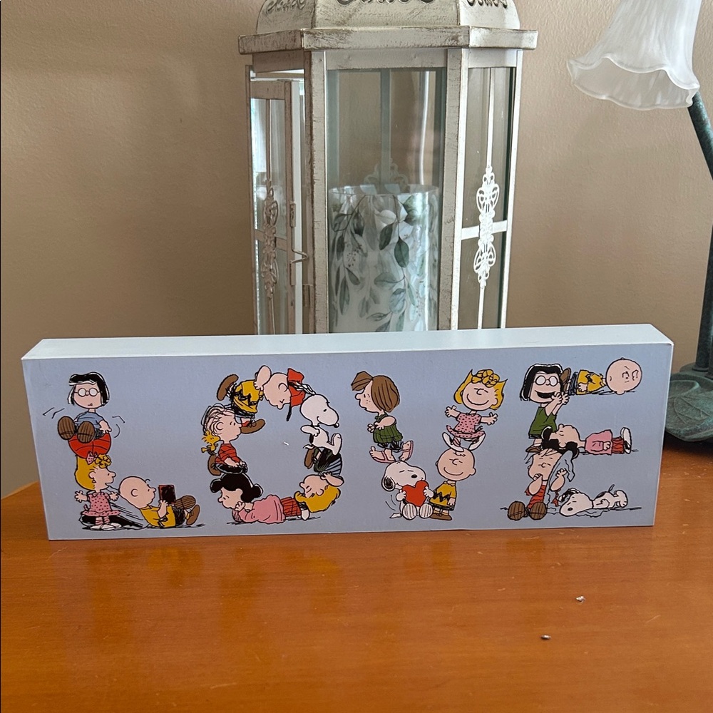 Peanuts Character Block Art